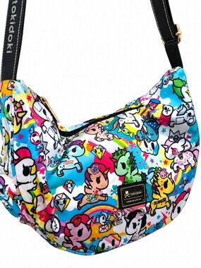 NWT TOKIDOKI UNICORNO Hobo Harajuku Streetwear Multi Colored BAG